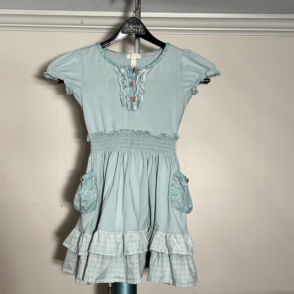 Matilda Jane Pocketed Bailey Lap Dress size 6 Friends Forever